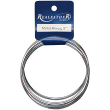 Realeather(R) Crafts Zinc Metal Rings-3" 6/Pkg BRI-03-06