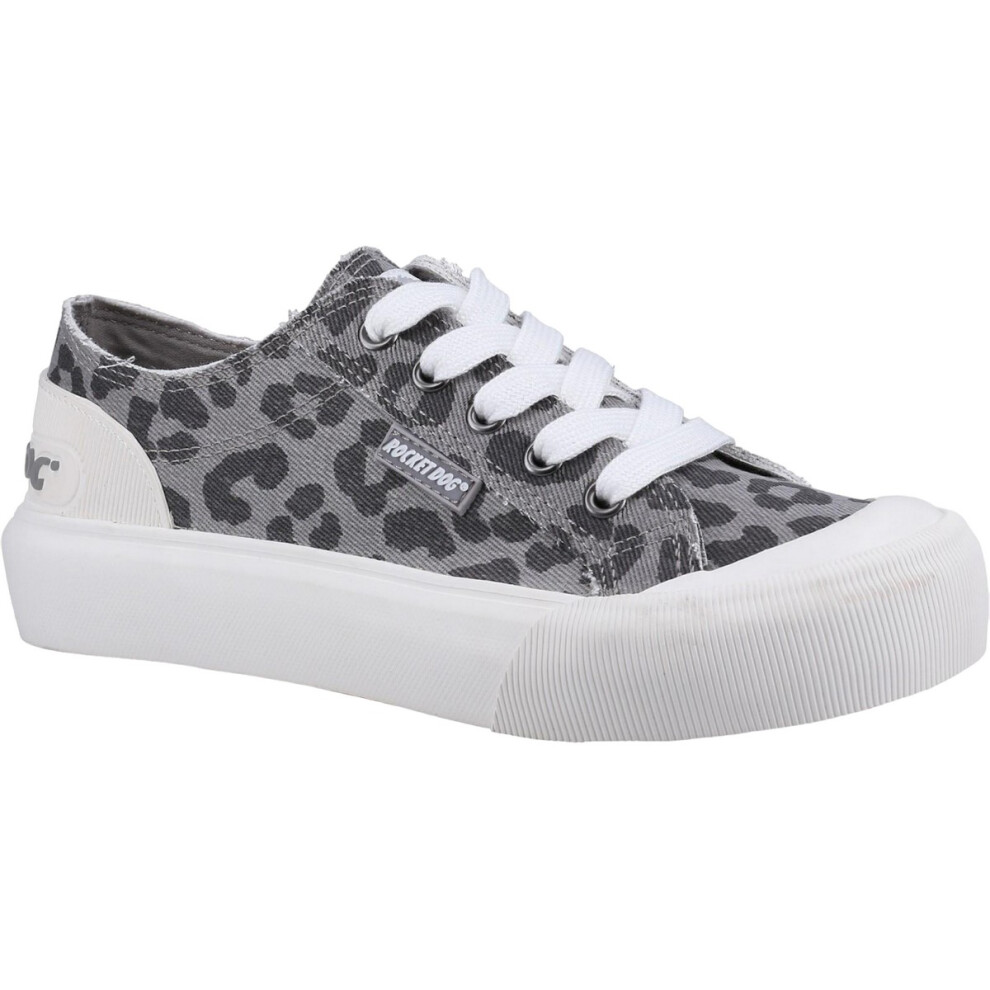 (4 UK, Grey) Rocket Dog Womens/Ladies Jazzin Plus Ames Trainers