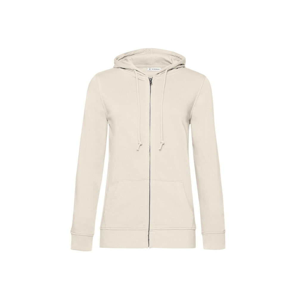 (2XL, Off White) B&C Womens/Ladies Organic Hoodie