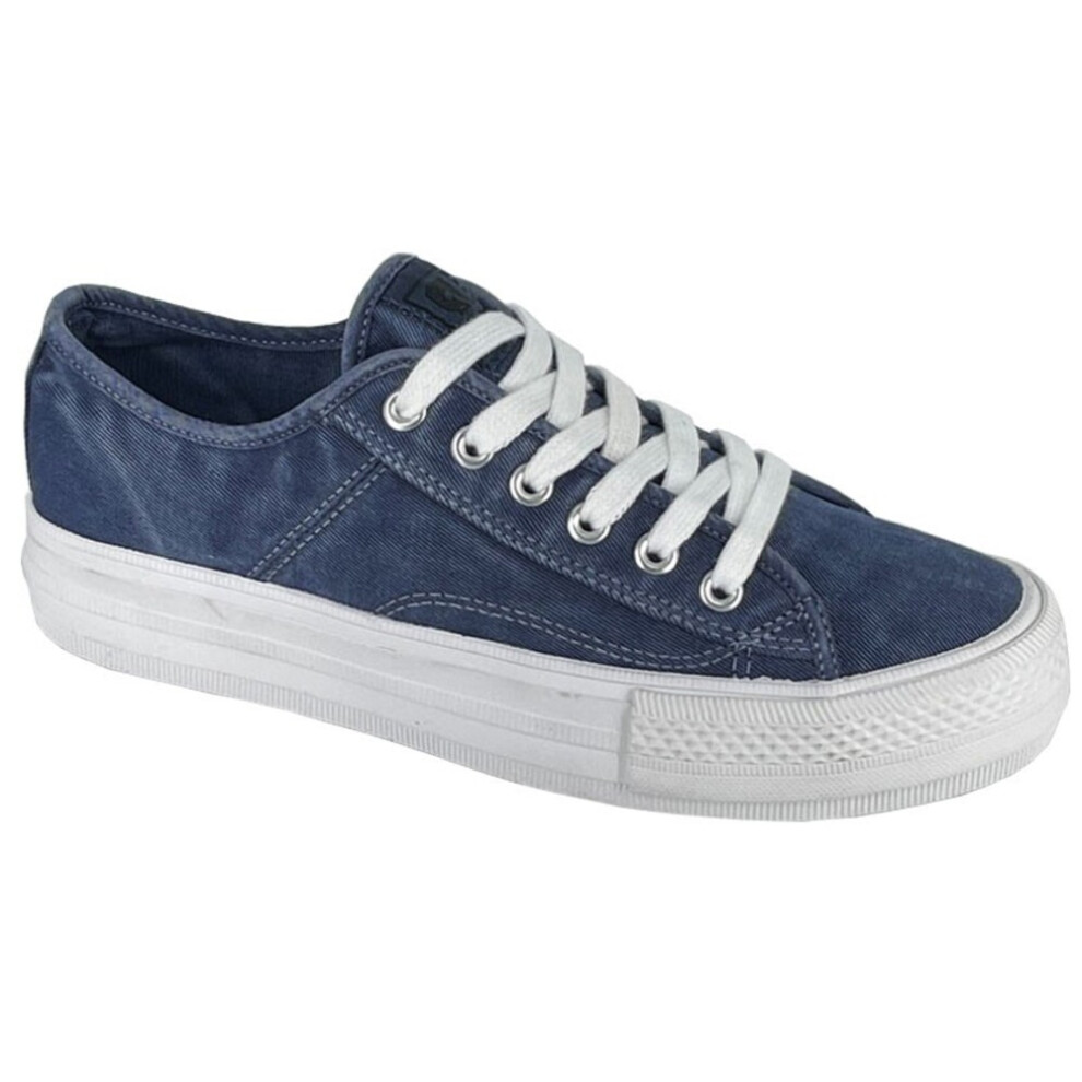 (4 UK, Denim Blue) Rdek Womens/Ladies Canvas Trainers