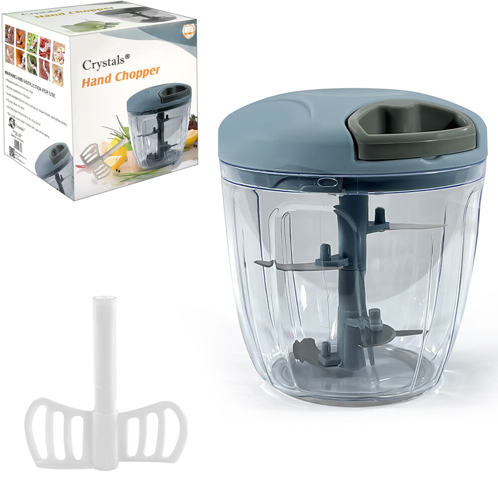 Pulling Food Powerful Manual Chopper Hand Vegetable Shredder Cutter Kitchen Tool