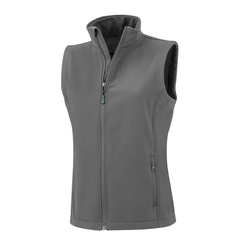 (S, Workguard Grey) Result Genuine Recycled Womens/Ladies Softshell Printable Body Warmer