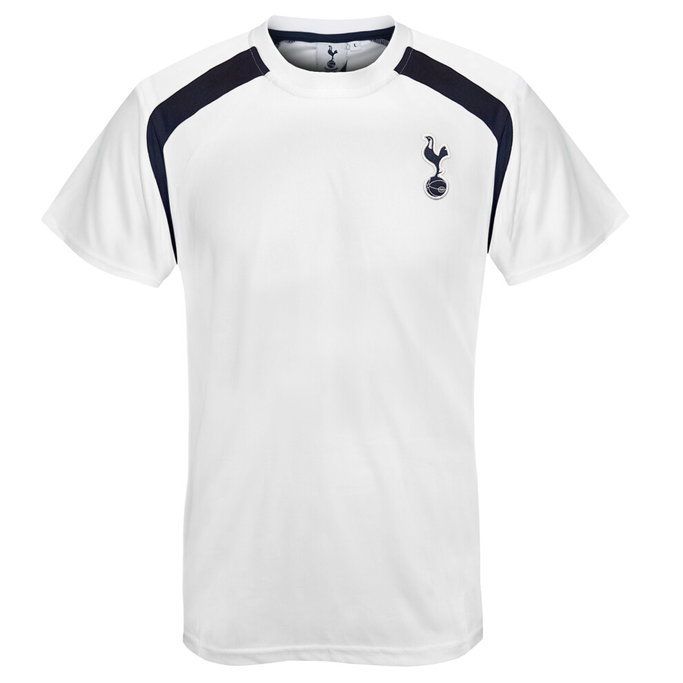 (White, 3XL) Tottenham Hotspur FC Official Football Gift Mens Kit T-Shirt