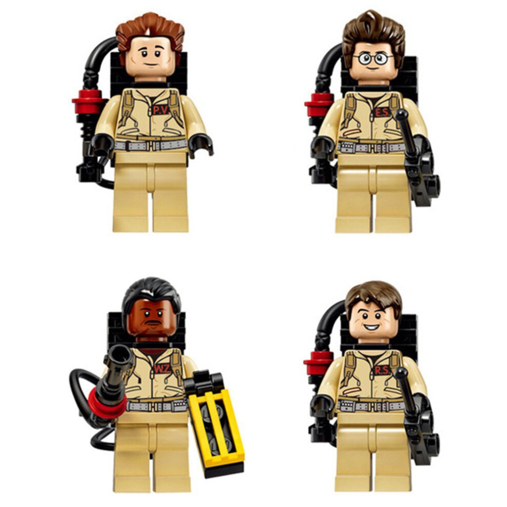 4PCS Ghostbusters Minifigures Fit Lego Set Building Block Assembly Toy