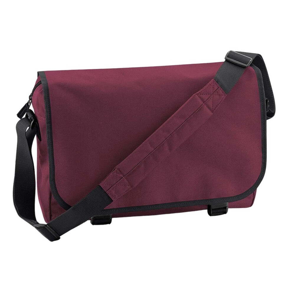 Contrast Detail Messenger Bag