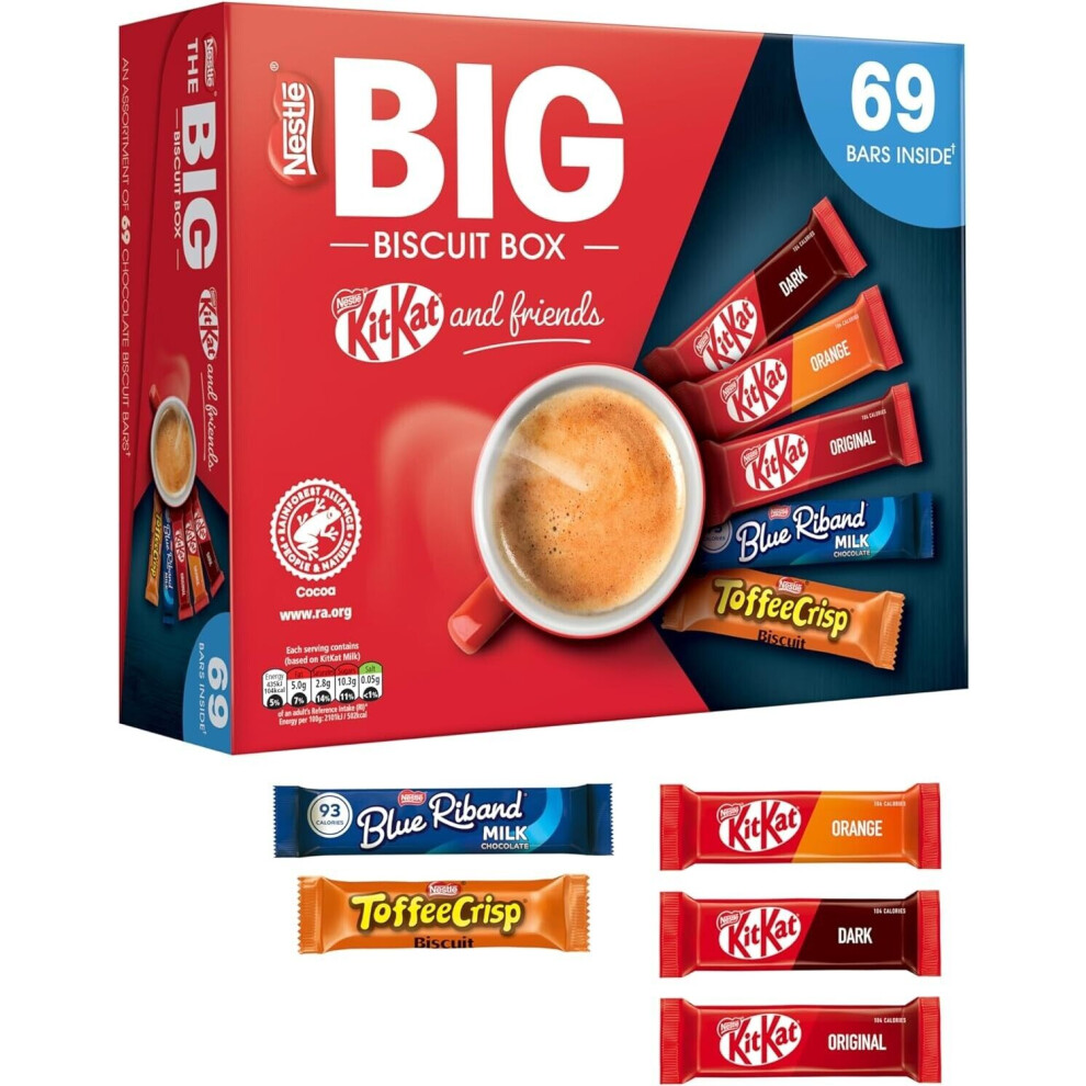 Nestle Big Biscuit Box Kitkat & Friends 69 Bars