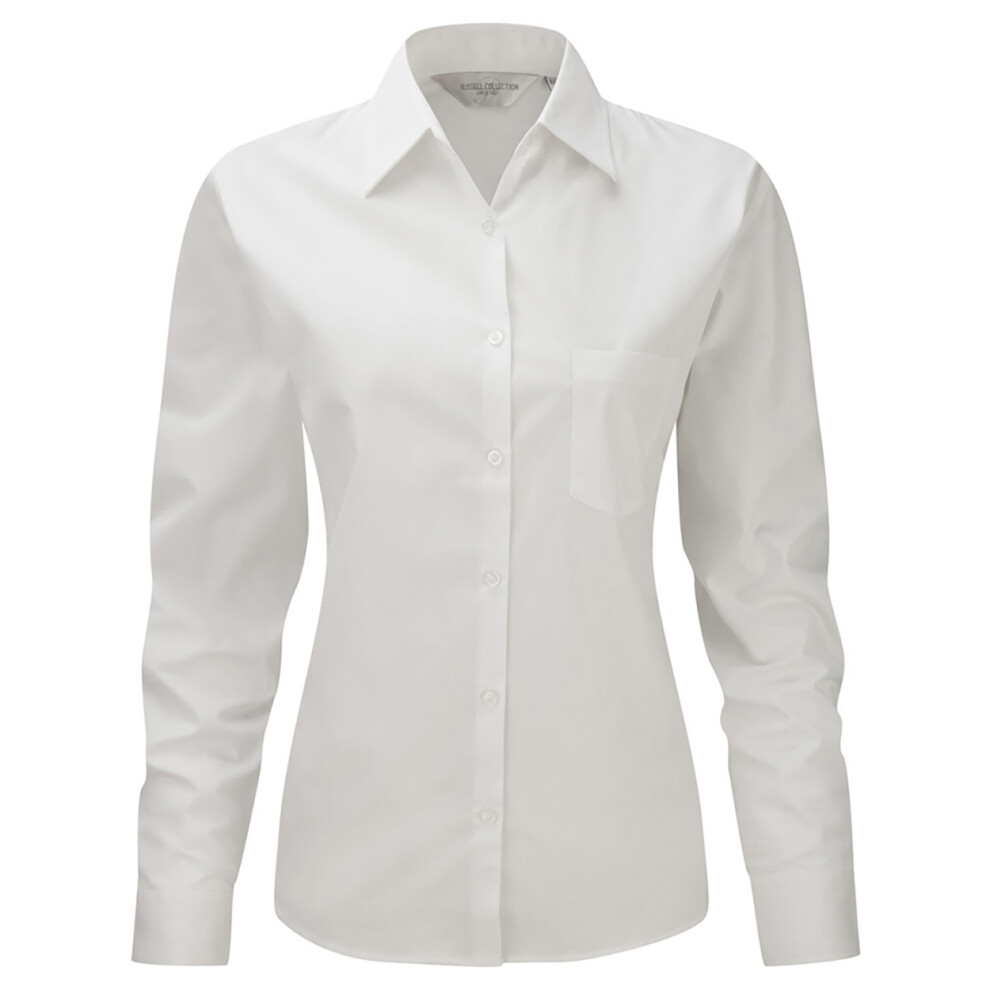 Jerzees Long Sleeve Pure Cotton Work Shirt