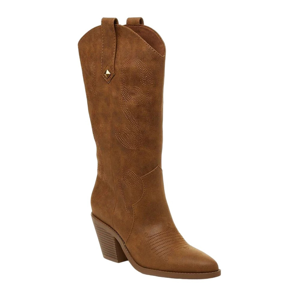 (7 UK, Walnut) Rocket Dog Womens/Ladies Feria Western Boots