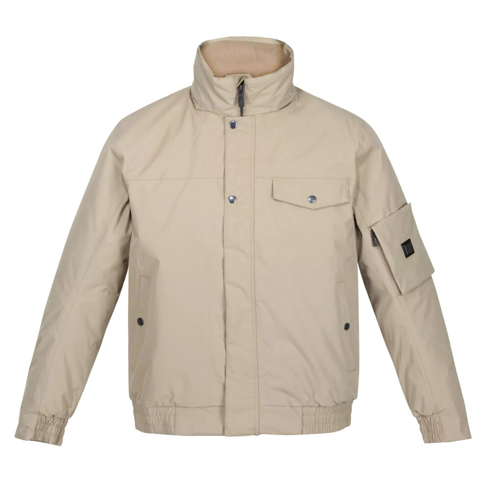 (M, Gold Sand) Regatta Mens Raynor Waterproof Jacket