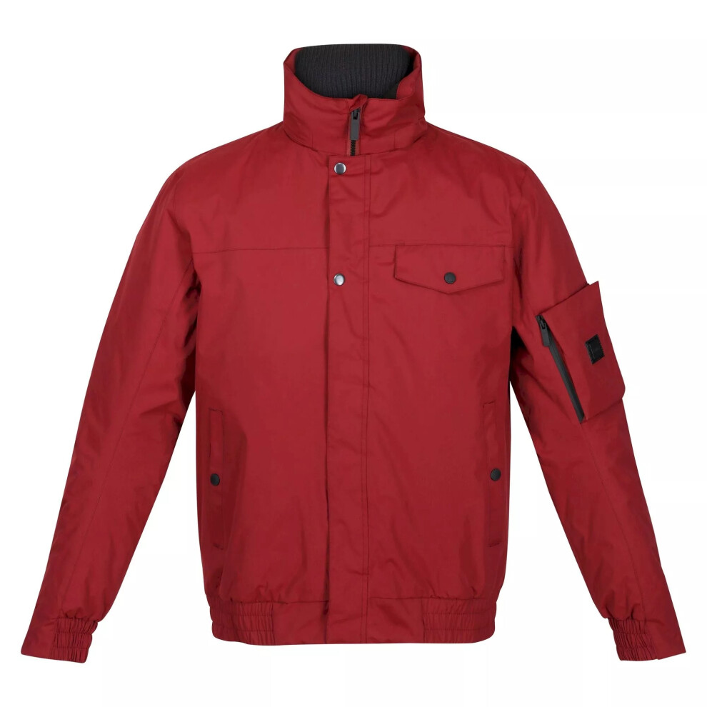 (M, Syrah Red) Regatta Mens Raynor Waterproof Jacket