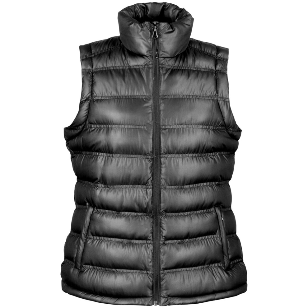 (XS, Black) Result Ladies/Womens Ice Bird Padded Bodywarmer / Gilet Jacket