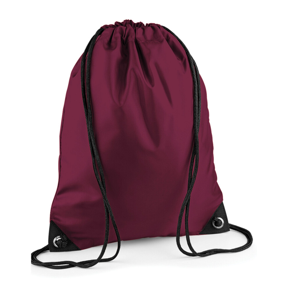 Bagbase (One Burgundy) Premium Drawstring Bag Unisex Multicoloured 45Cm