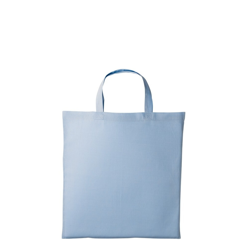 Nutshell Multicoloured (One Size, Sky) Cotton Short Handle Shopper