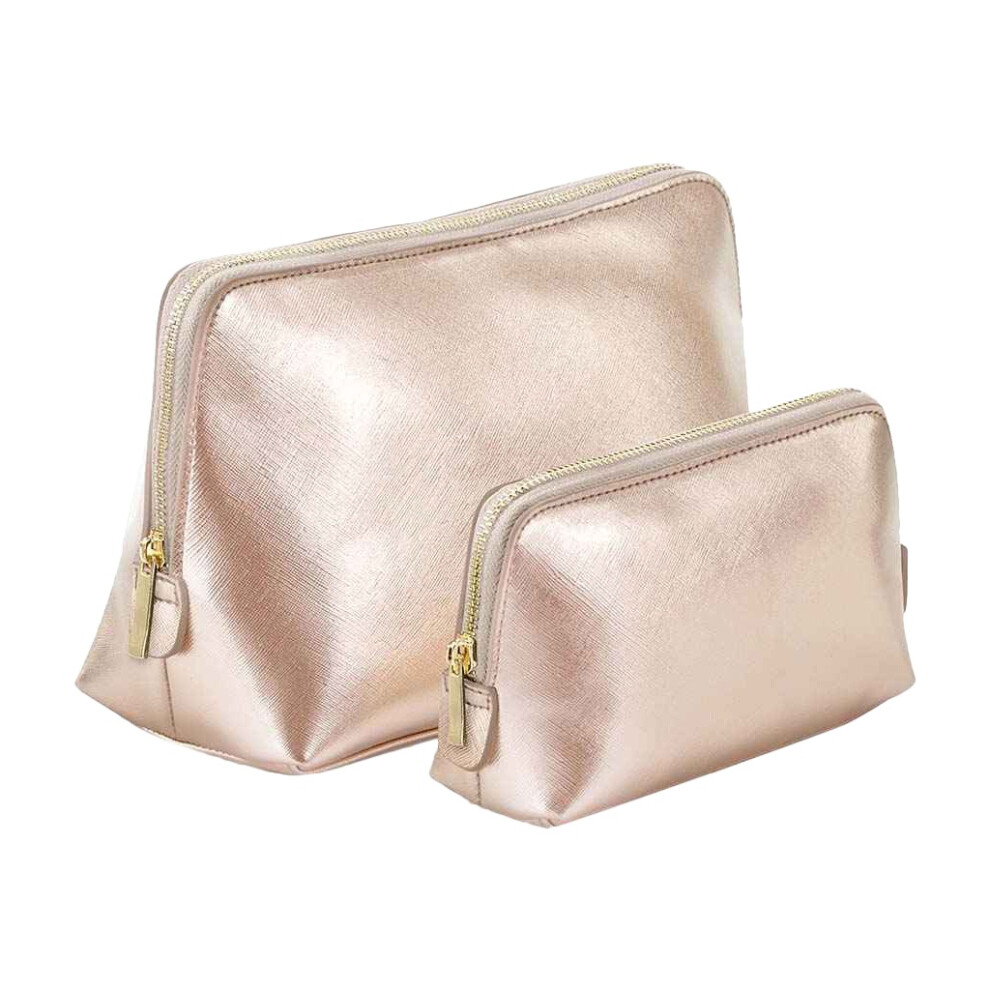 (L, Rose Gold) Bagbase Boutique Toiletry Bag