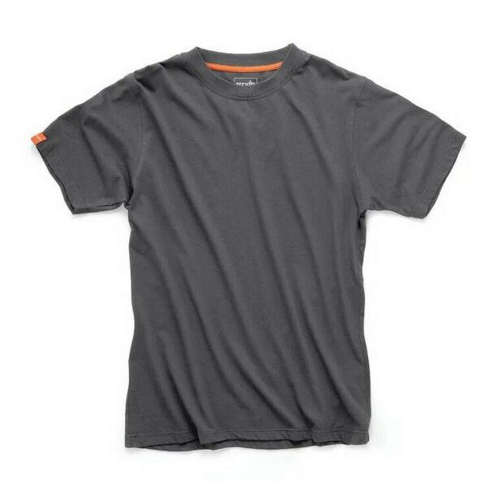 (2XL, Graphite) Scruffs Mens Work T-Shirt