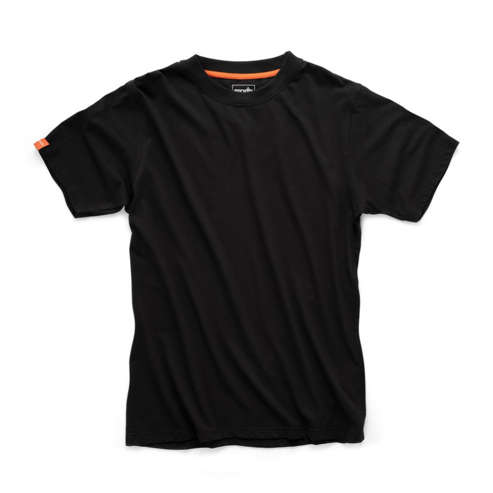 (L, Black) Scruffs Mens Work T-Shirt