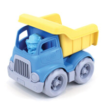Camion benne Green Toys bleu jaune - GREENTOYS - Plastique - Dès 2 ans