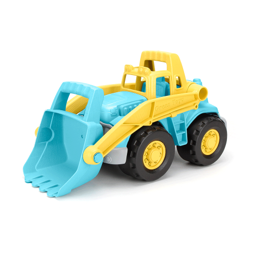 Container Loader Toy Green Toys Loader Truck Yellow/Blue - 100% Recycled Digger Toy with ...