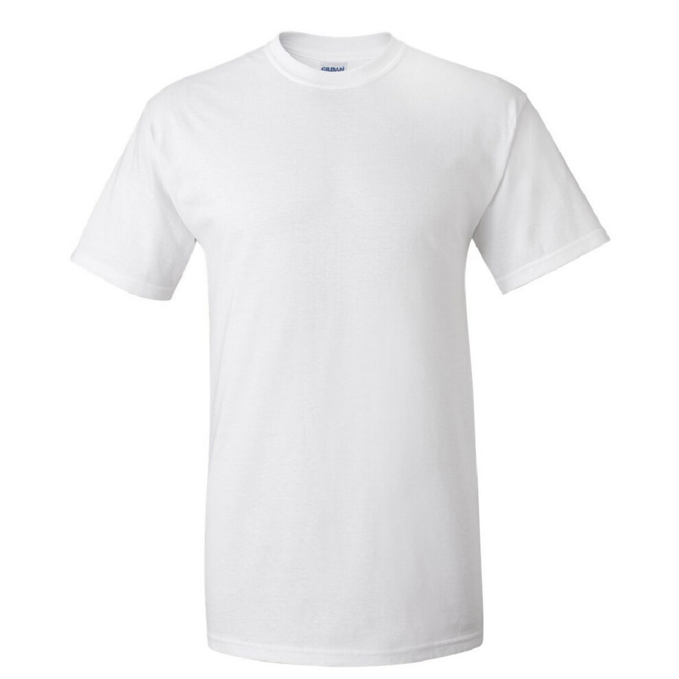 (3XL, White) Gildan Mens Ultra Cotton Short Sleeve T-Shirt