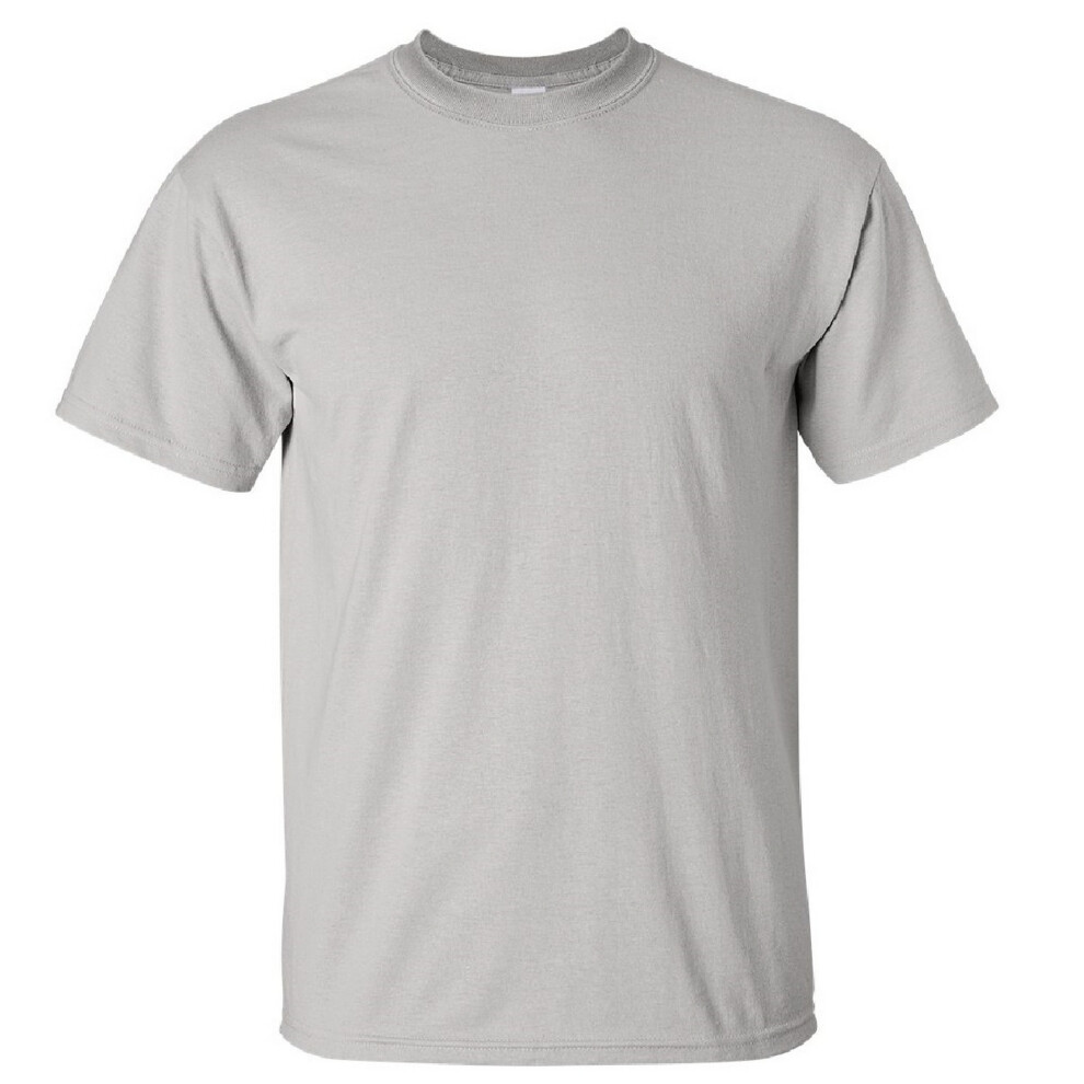 (M, Ice Grey) Gildan Mens Ultra Cotton Short Sleeve T-Shirt