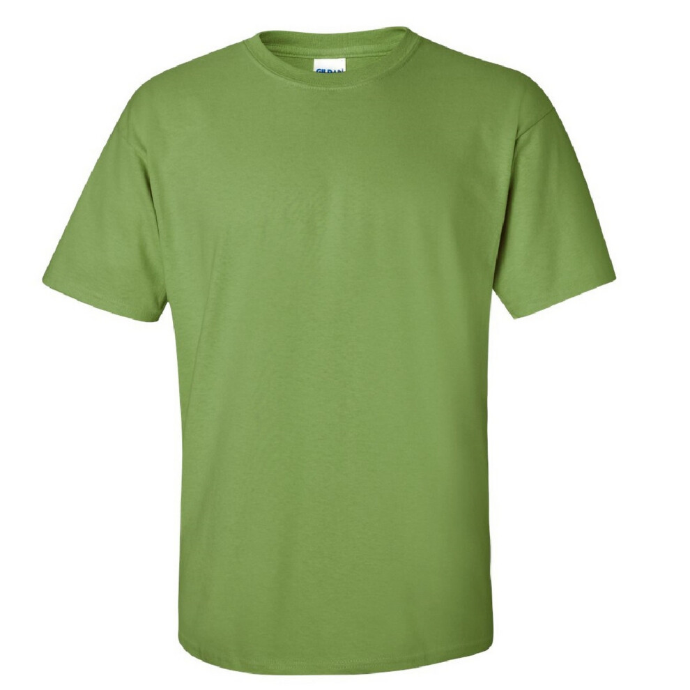 (2XL, Kiwi) Gildan Mens Ultra Cotton Short Sleeve T-Shirt