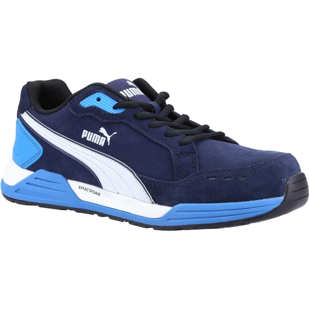 (6 UK, Blue) Puma Safety Mens Airtwist Low S3 Leather Safety Trainers