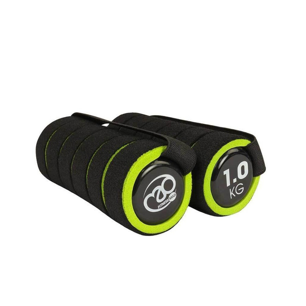 (1kg, Lime) Fitness Mad Pro Dumbell Set