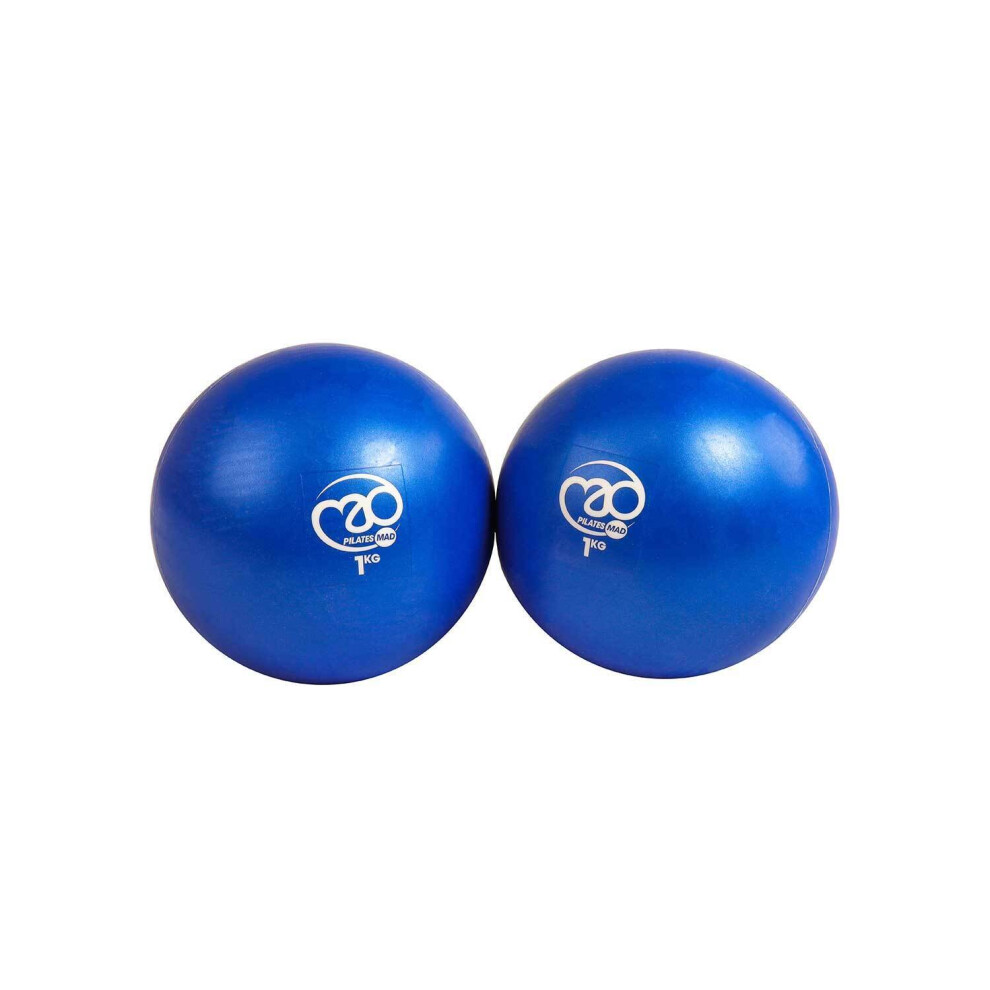 (1kg, Blue) Pilates-Mad Soft Weights (Pack Of 2)