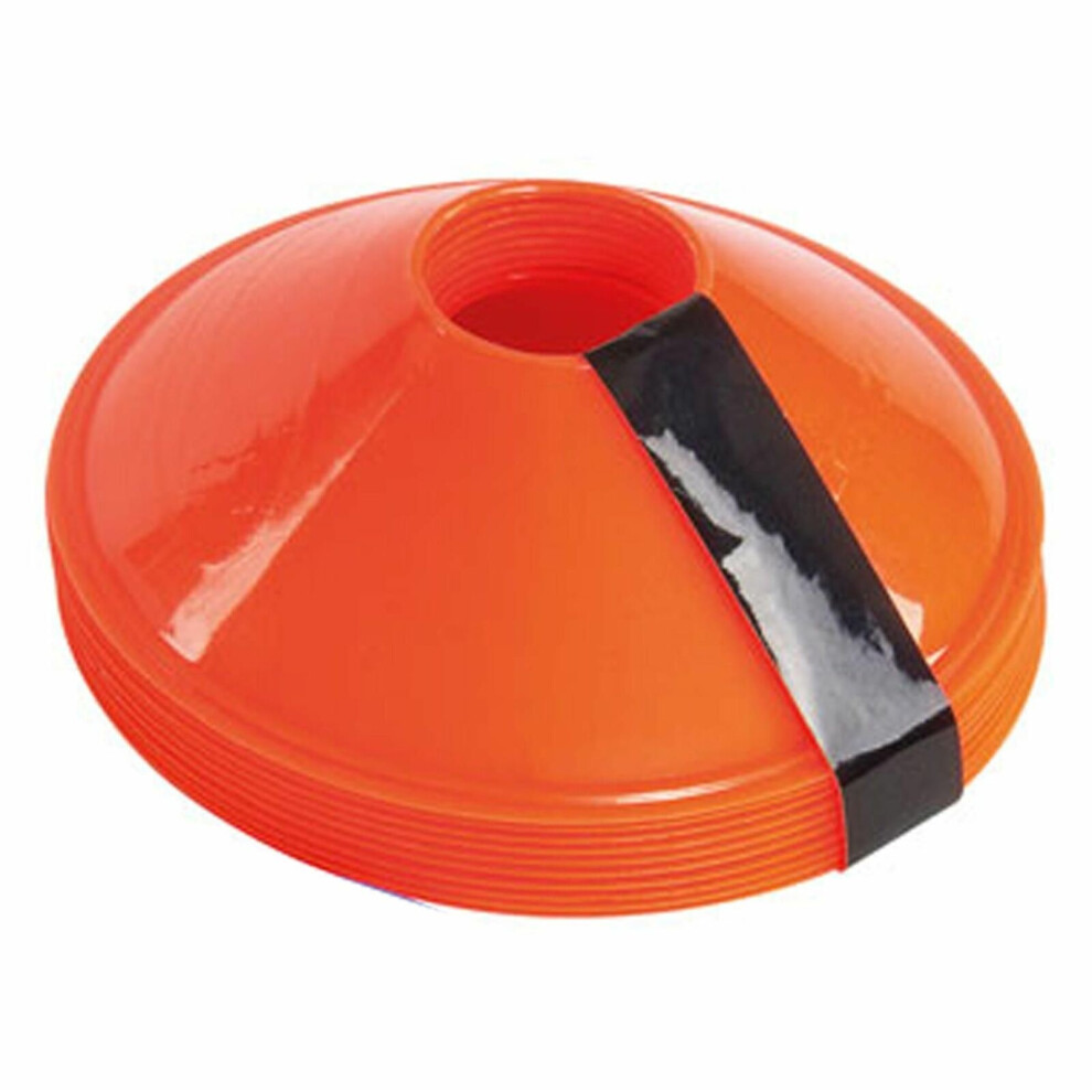 (One Size, Orange) Precision Sleeved Saucer Cones (Pack of 10)