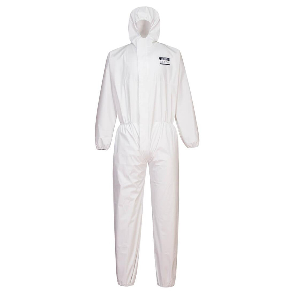 (L, White) Portwest Unisex Adult BizTex Pro Overalls