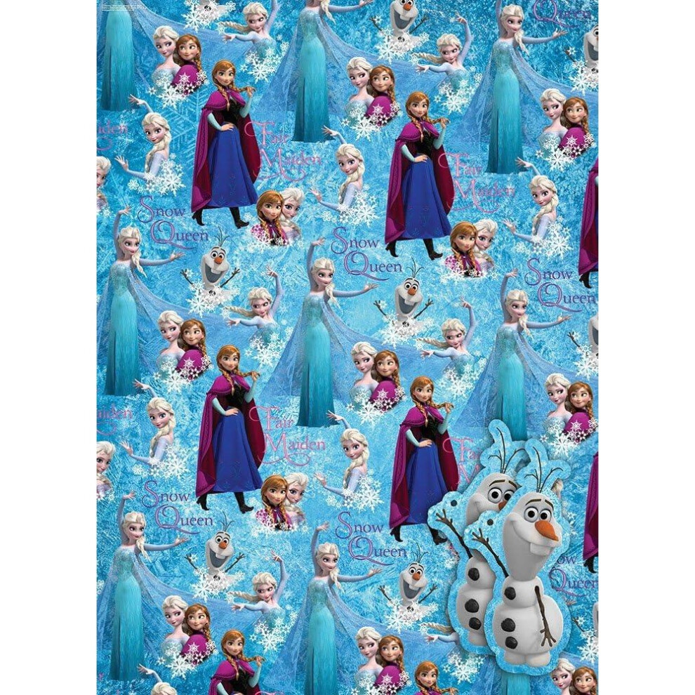 Frozen Gift Wrap Sheets (Pack Of 2)