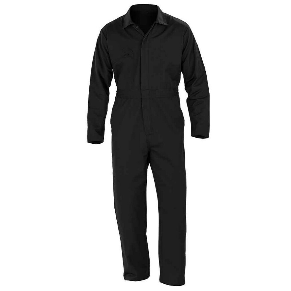 (L, Black) Result Genuine Recycled Mens Action Overalls