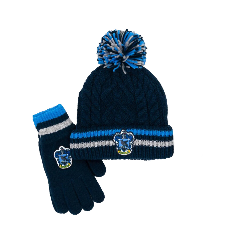 Harry Potter Unisex Adult Ravenclaw Beanie & Gloves Set