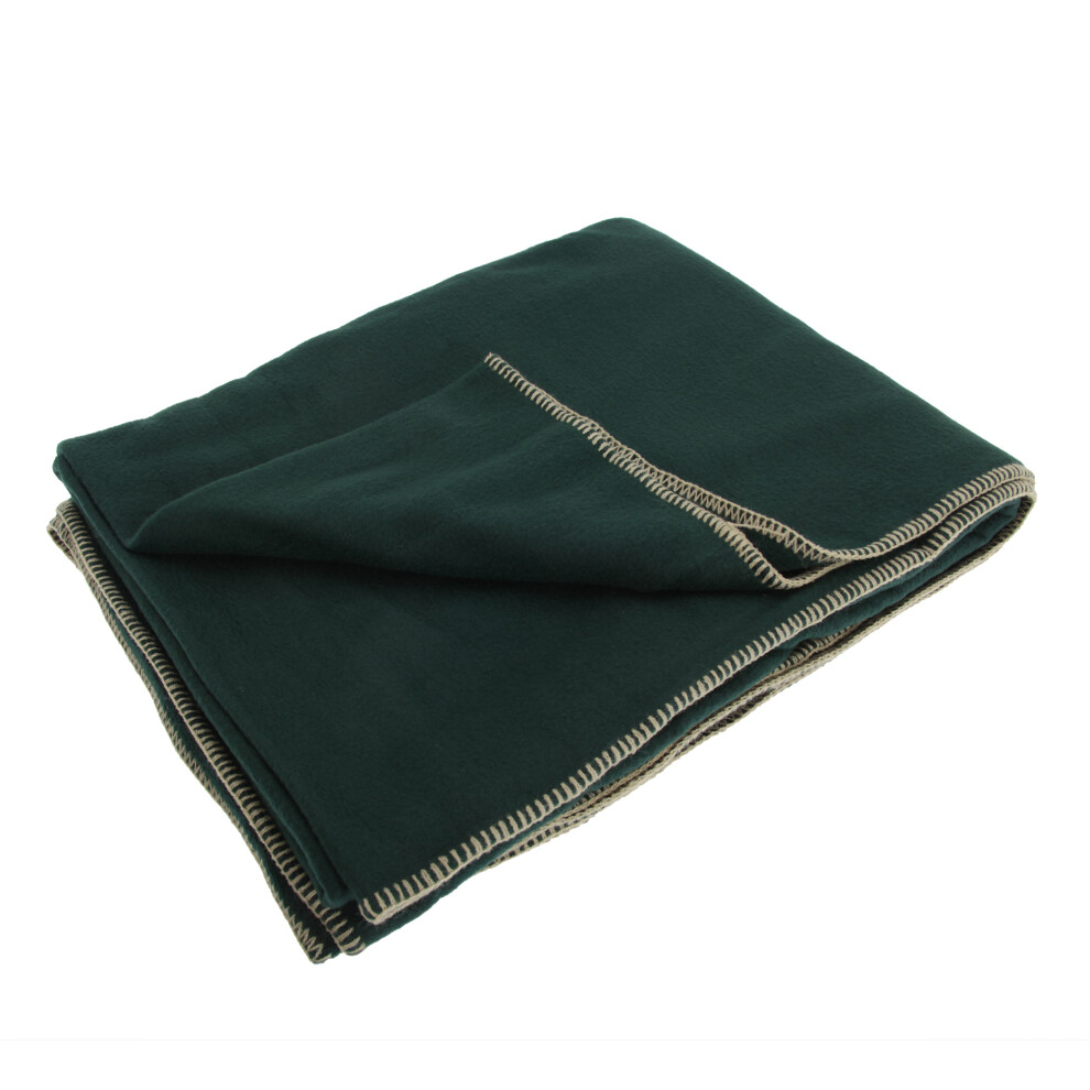 (One Size, Forest Green) Result Plain Warm Outdoor Fleece Blanket (330gsm)