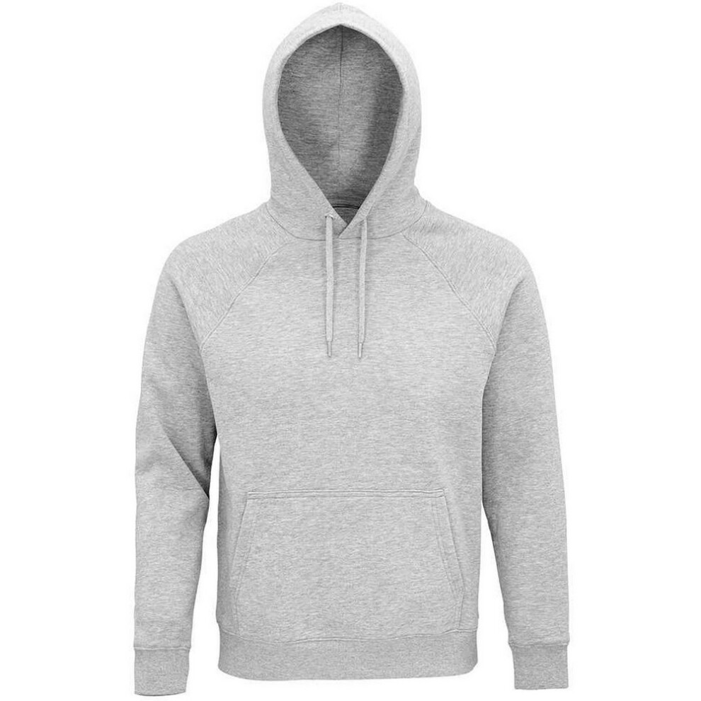 Sols Men's Grey Unisex Adult Stellar Organic Hoodie