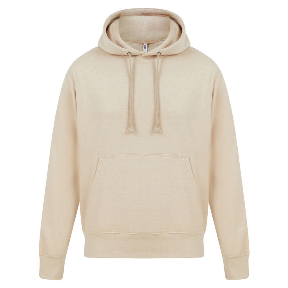 (L, Sand) Casual Classics Mens Ringspun Cotton Hoodie