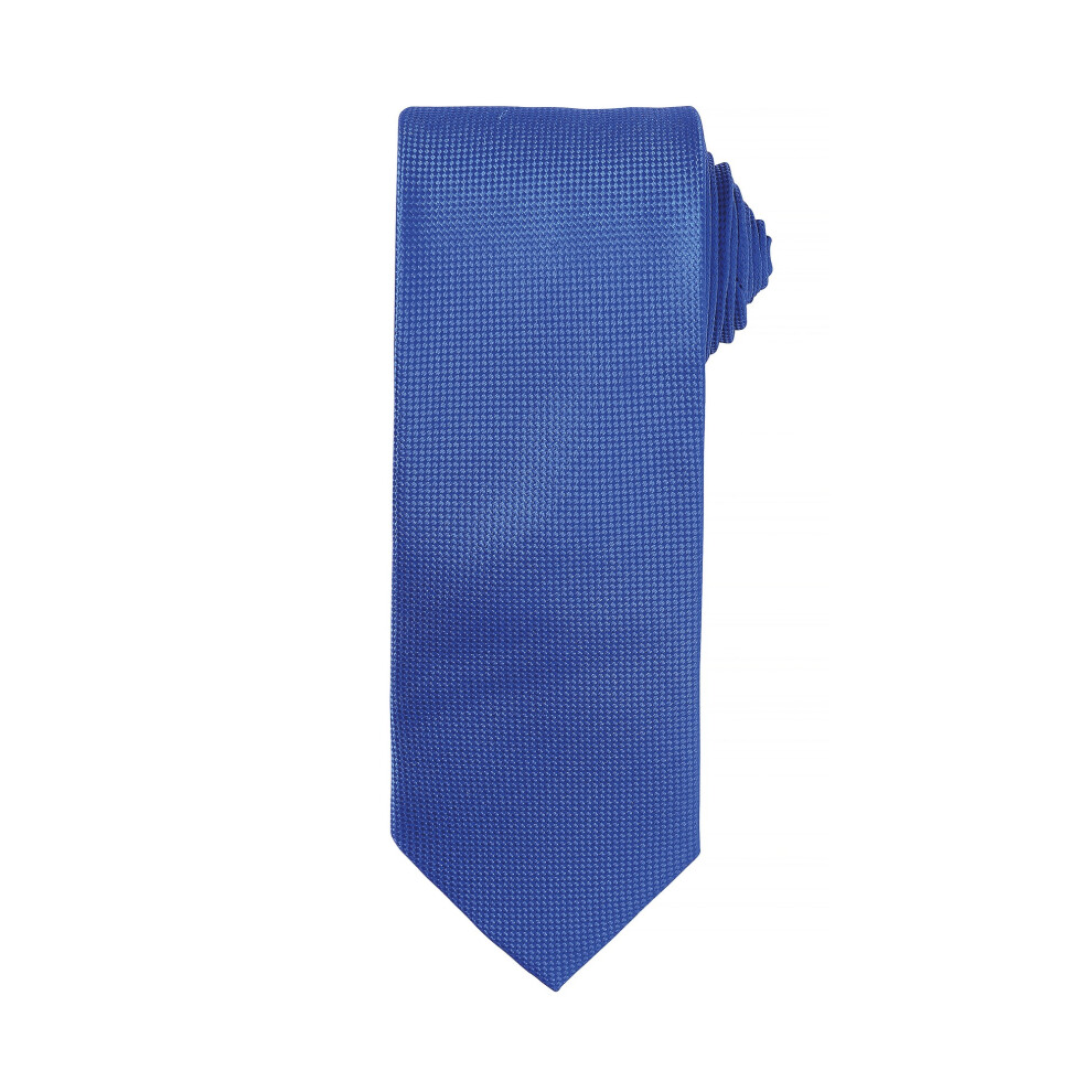 (One Size, Royal) Premier Mens Micro Waffle Formal Work Tie