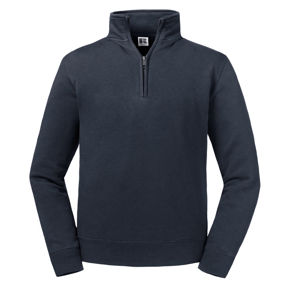 Russell Men's Blue (Xs, French Navy) Authentic Quarter Zip Sweatshirt