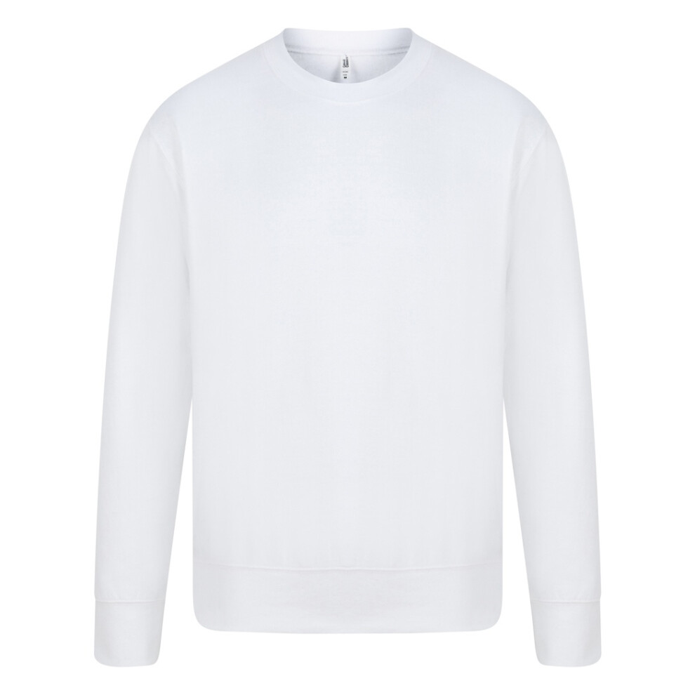 (M, White) Casual Classics Mens Sweatshirt 