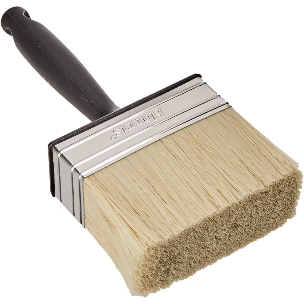 Harris Essentials 100mm Block Paint Brush for Garden and Exterior Work