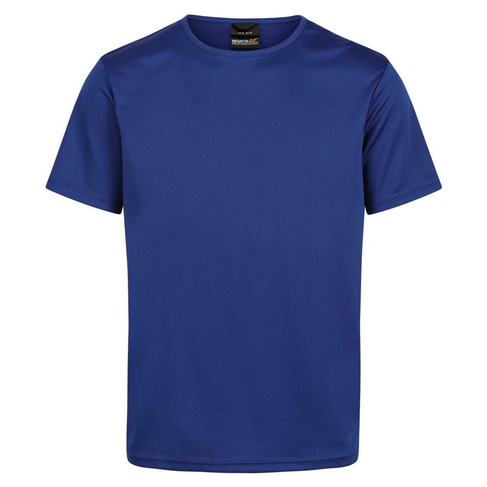 (XXL, New Royal) Regatta Mens Pro Reflective Moisture Wicking T-Shirt