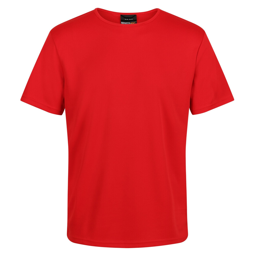 (3XL, Classic Red) Regatta Mens Pro Reflective Moisture Wicking T-Shirt