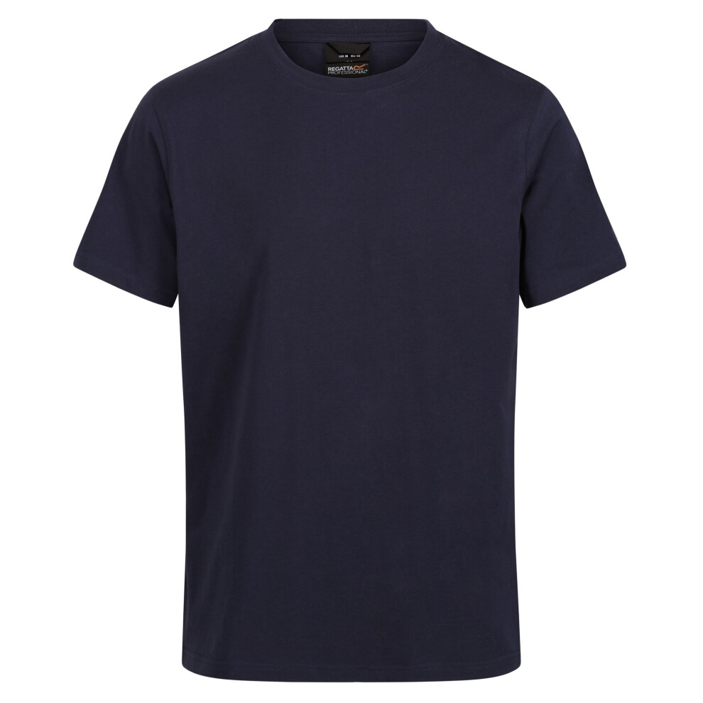 (4XL, Navy) Regatta Mens Pro Cotton Soft Touch T-Shirt