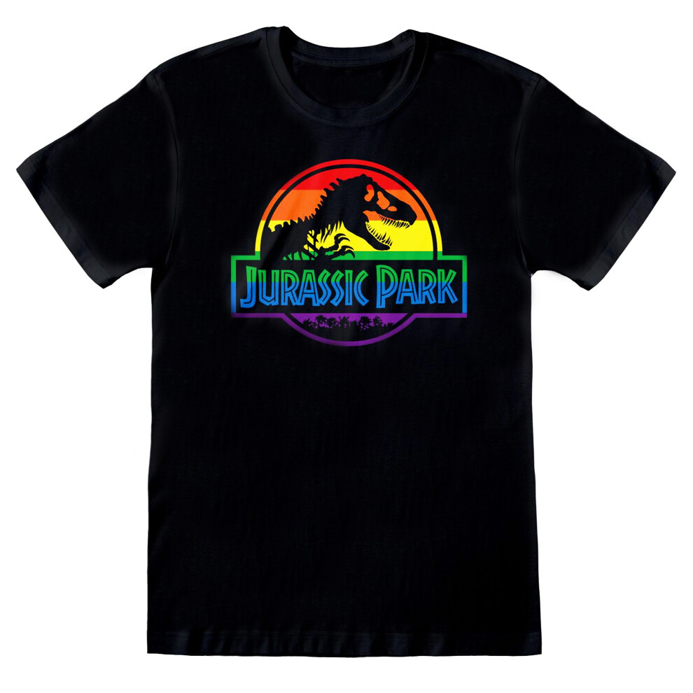 Jurassic Park Unisex Adult Pride Logo T-Shirt