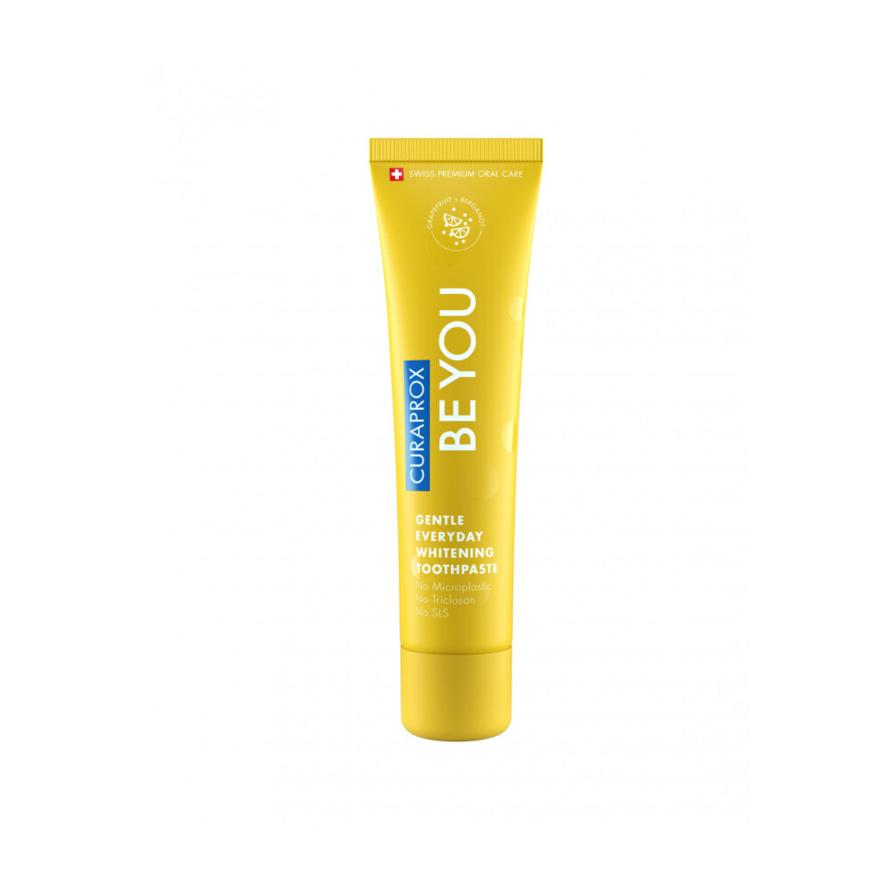 Curaprox Be You Grapefruit -Bergamot Toothpaste Yellow 60ml -Gentle Everyday X 1