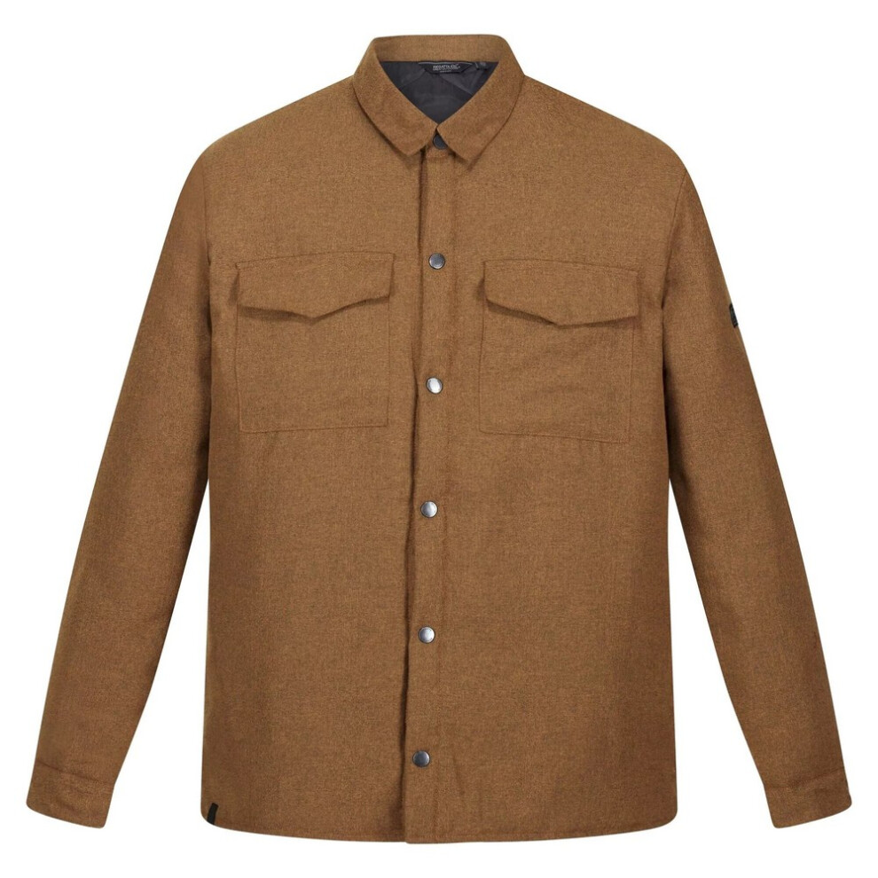 (S, Dark Khaki) Regatta Mens Gawayne Insulated Shirt