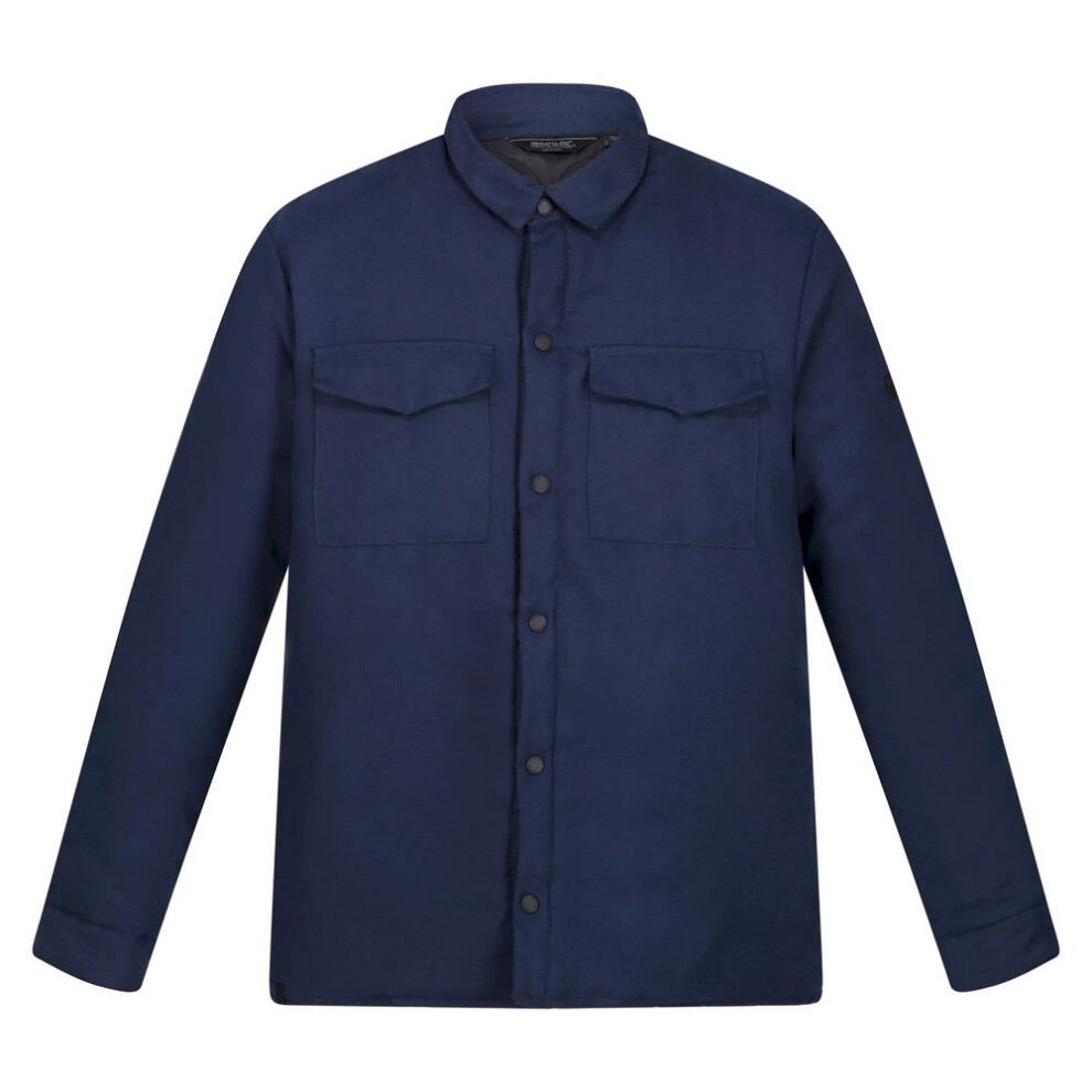 (L, Navy) Regatta Mens Gawayne Insulated Shirt