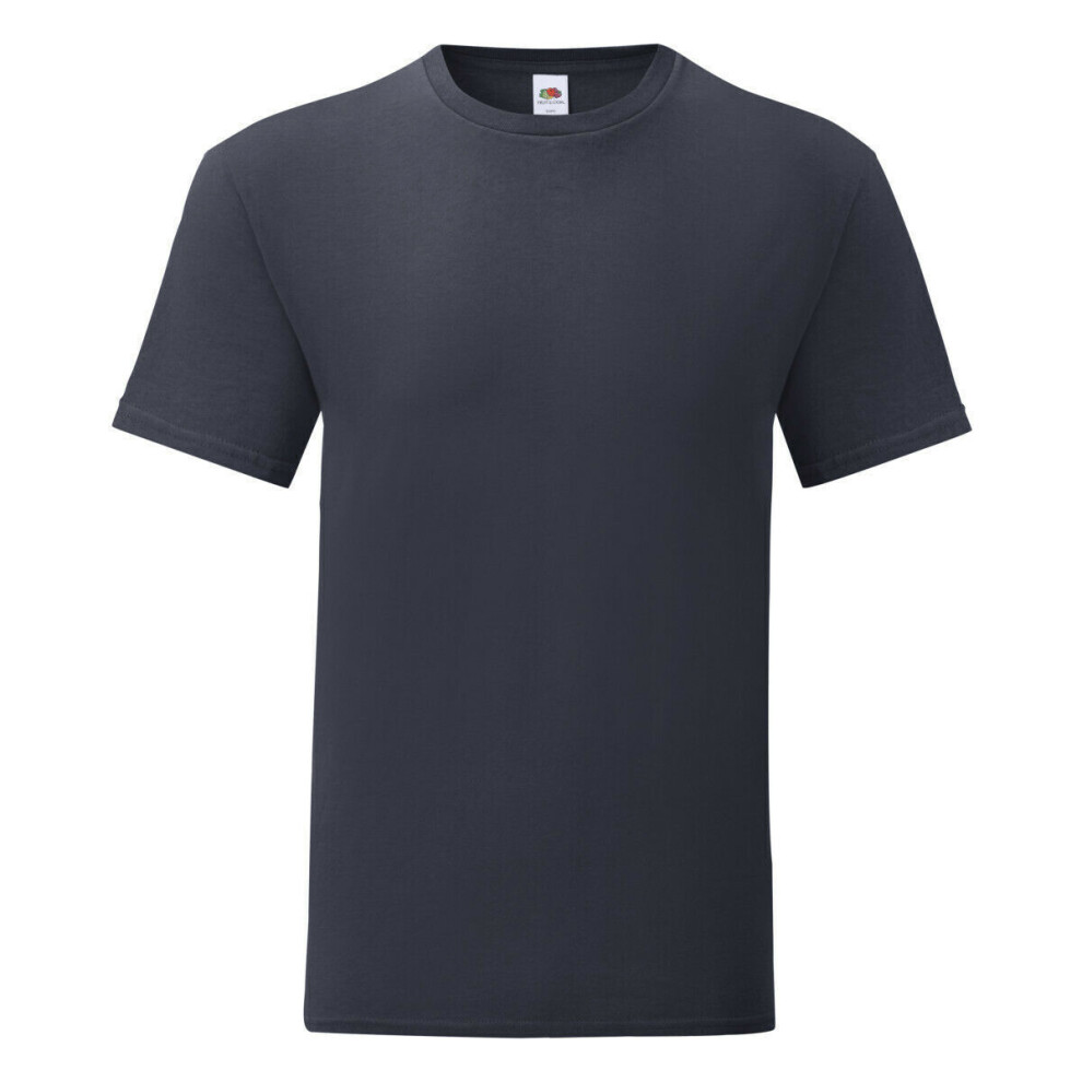 Fruit Of The Loom (3Xl, Deep Navy) Iconic T-Shirt Men's Multicoloured