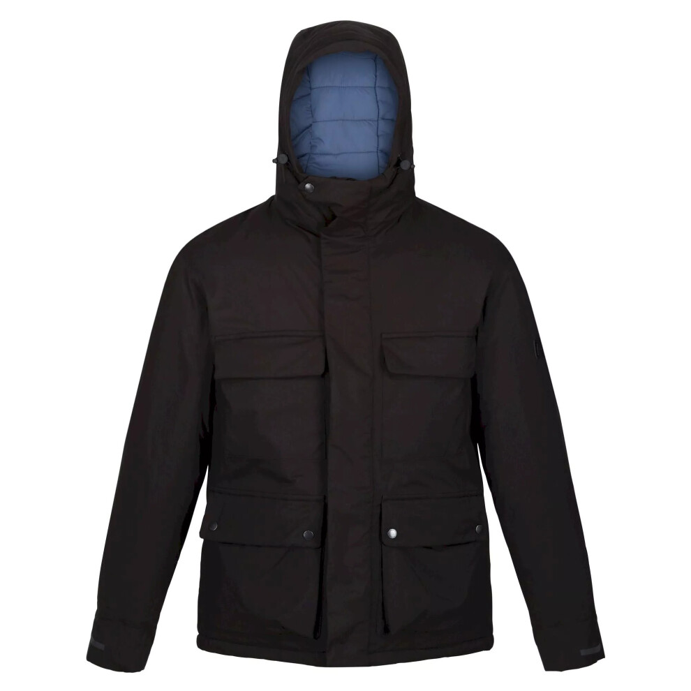 (M, Black) Regatta Mens Raylan Waterproof Jacket