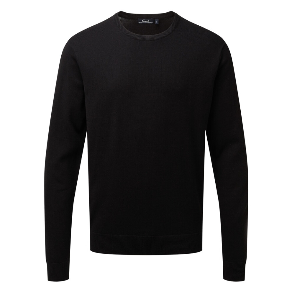 Cotton Rich Crew Neck Sweater